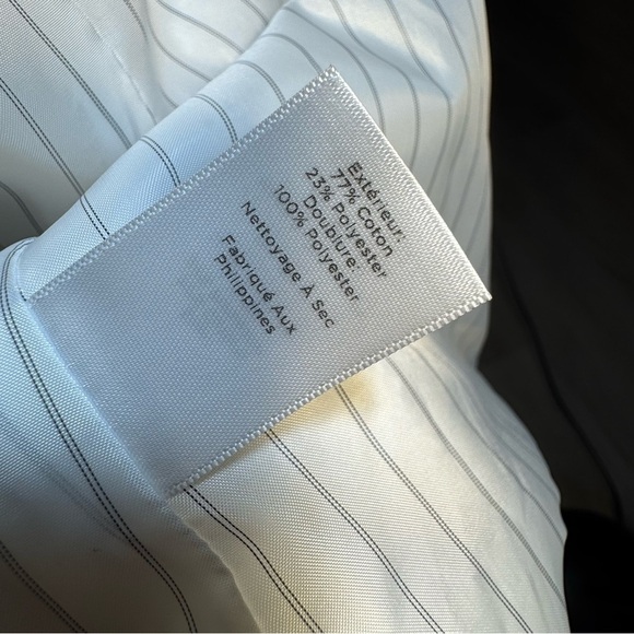 Talbots Cream Textured Blazer - Picture 7 of 10